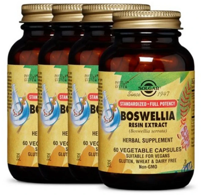 솔가 보스웰리아 레진 추출물 베지터블 캡슐, 60정, 4개 - 쿠팡