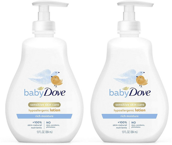 도브 저자극성 리치 모이스처 어린이로션, 2개, 384ml