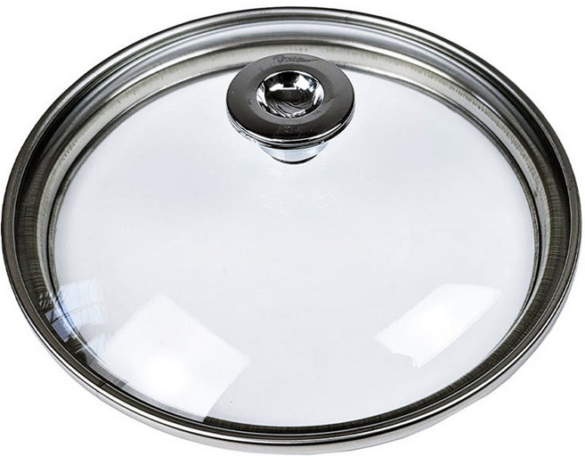 돌솥 뚝배기 대나무 스텐 유리 뚜껑 15cm 1인용, 1개, 유리뚜껑