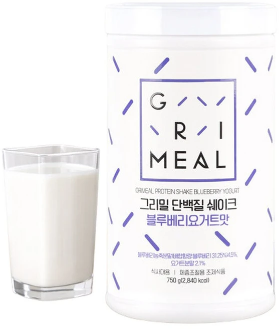 단백질쉐이크 다이어트 식사대용 블루베리요거트맛 750g / 2개 이상 구매시 10 추가 - 쿠팡