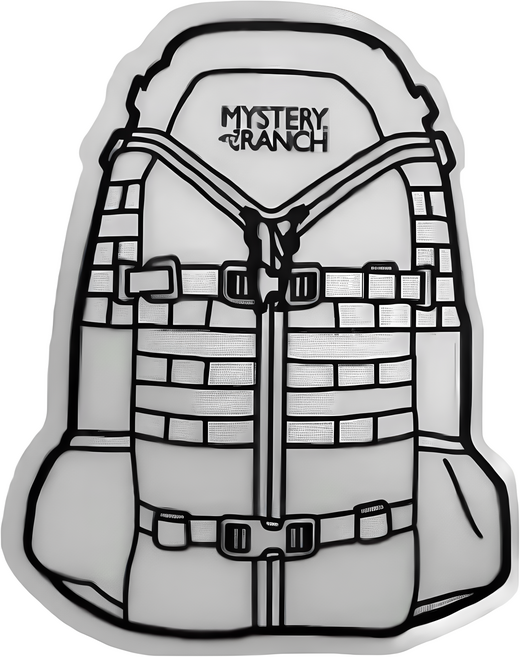 Mystery Ranch 神秘農場 原廠貼紙 (7圖樣), 1張