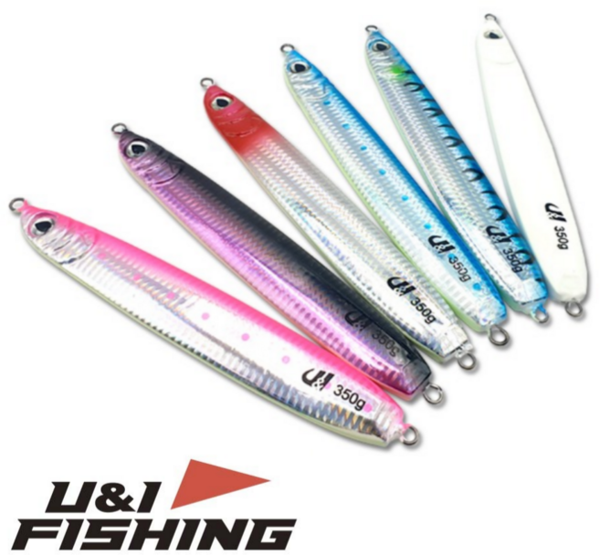 홀로그램 수퍼야광 대구 메탈 지그 빅코드, 400g레드헤드, 1개