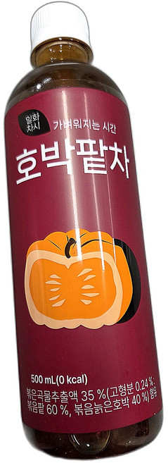 호박팥차 차음료 붓기제거 저칼로리 건강한음료 500ml 20개