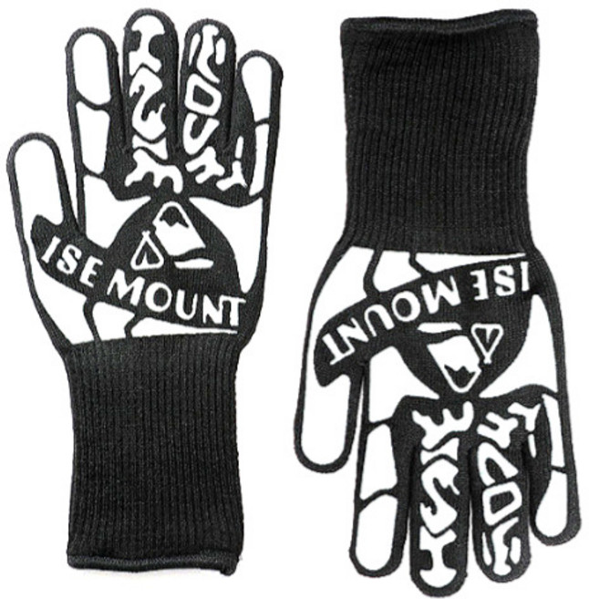 캠핑 내열 장갑 불멍 화로대 바베큐 그릴 BBQ, 1켤레(2개), 1세트