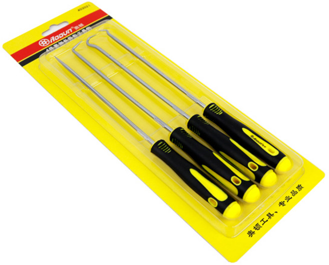 후크셋트 4P 셋트 타이어 돌제거제 송곳 세차용품