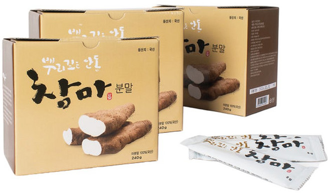 뿌리깊은 안동 참마분말 90포 마가루100 마이보틀, 1개, 8g, 8g, 90개입