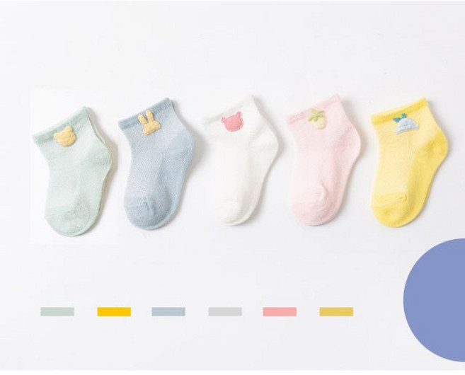 감동양말 마시멜로 메쉬 신생아 양말 / 신생아 삭스 / 봄여름 베이비 양말