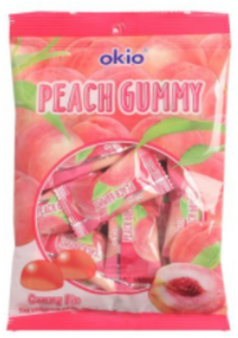 okio 복숭아구미 젤리, 100g, 5개
