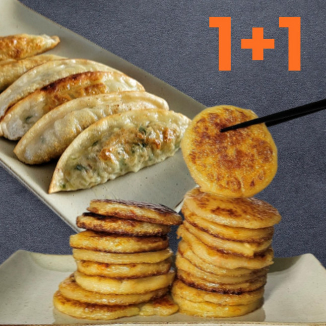 취영루 중화 군만두 대용량 1.4kg+생감자를 갈아 쫄깃한 한입 감자전 1kg, 1개, 2.4kg