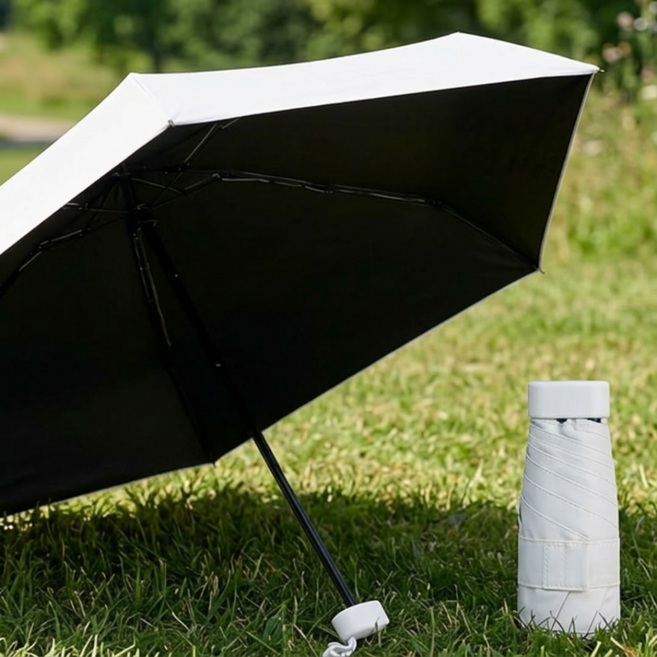 햇살지킴이 미니 5단 양산 자외선차단 99.9% UV차단 접이식 양우산