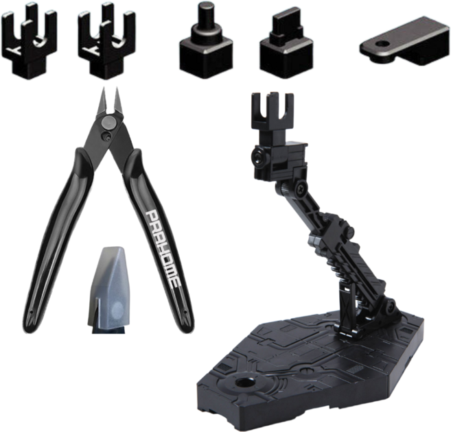 SD HG RG 액션베이스2 프라홈정밀니퍼, 1개, 블랙