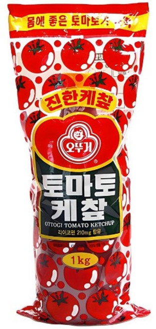 오뚜기 토마토 케챂, 1kg, 4개