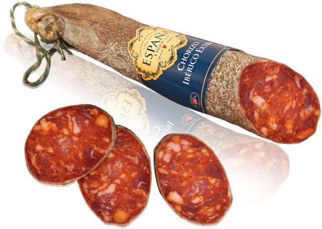 초리조 이베리코 스페인 소시지 홀 약 1.1kg/Chorizo Iberico Cebo Whole/ Espana e Hijos