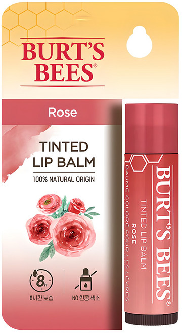 버츠비 틴티드 립밤, 로즈, 4.25g, 1개