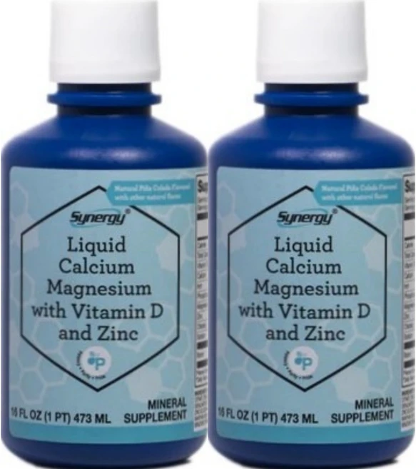 비타코스트 고흡수 칼슘 마그네슘 비타민 D3 아연 액상 액체, 2팩, 473ml - 쿠팡