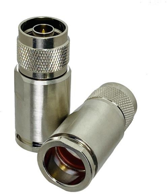 커넥터 N 수 플러그 스트레이트 클램프 12D-FB LMR600 케이블 RF 어댑터 동축 1 개, 1-10PCS, 1개