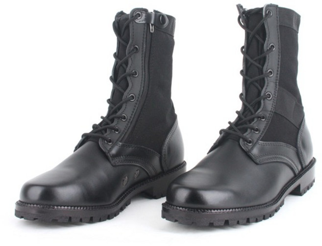 SM 국산 스마트 검정 테러화 긴목 지퍼 산악창 전투화