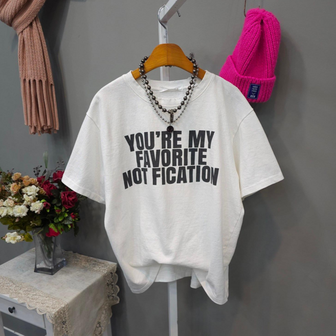 와이 도톰 빈티지워싱 반팔티셔츠