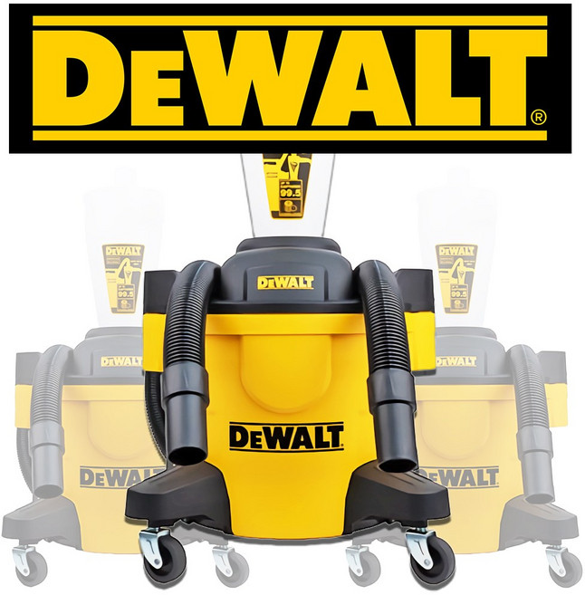 디월트 23L 플라스틱 싸이클론 건식 습식 청소기 집진기 DXVCS002