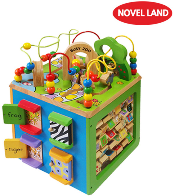 비지쥬 롤러코스터 원목교구 백일 돌선물 12개월 18개월 소근육 영유아필수 국민템 노벨랜드 페어런츠, 1개