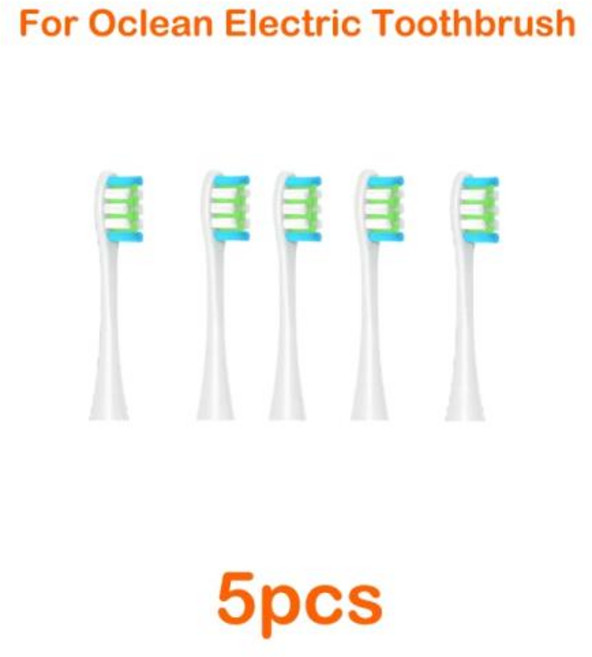 소프트 듀폰 음파 칫솔 진공 강모 교체 Oclean Flow X PRO Z1 F1 One Air 2 SE, 9) 5개