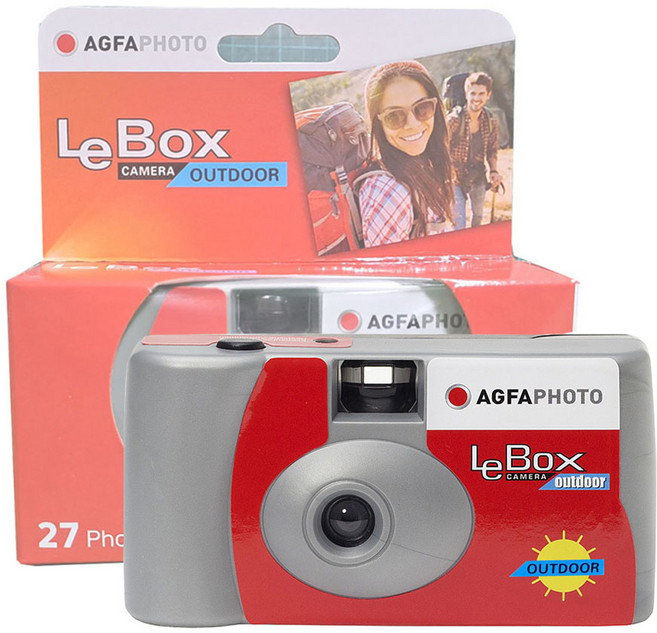 아그파 일회용카메라 (400-27컷 야외용) 필름카메라 필카, 1개, 아그파 일회용 (400-27 야외용