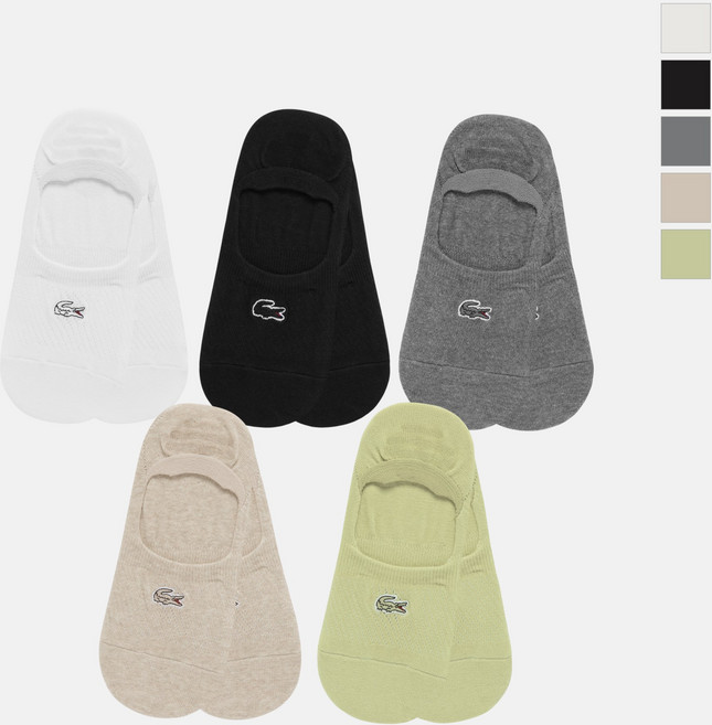 라코스테 여성용 매쉬 페이크 삭스 RA879E-56G