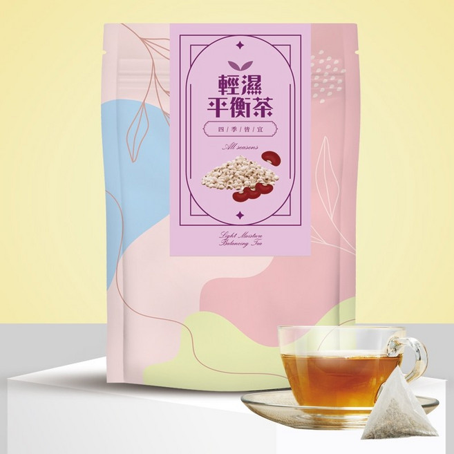 輕濕平衡茶 四季草本飲, 1個, 輕濕平衡茶1包(10入)