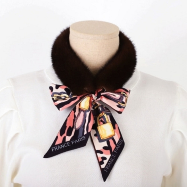 밍크 머플러 통밍크 스카프 여친 선물 컬러풀 모피 퍼 목도리 스카프선택 사은품