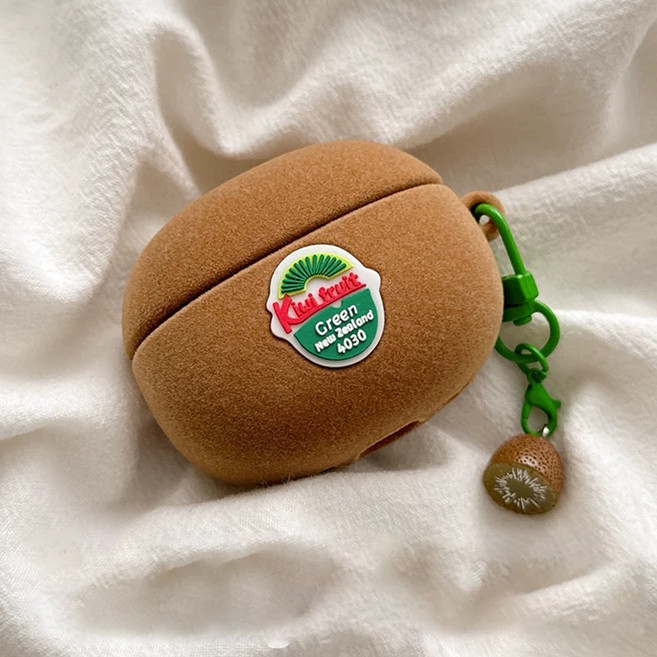 올데이인 귀여운 키위 에어팟 케이스 키링 세트, 케이스 + 키링 세트, 에어팟프로, 1개