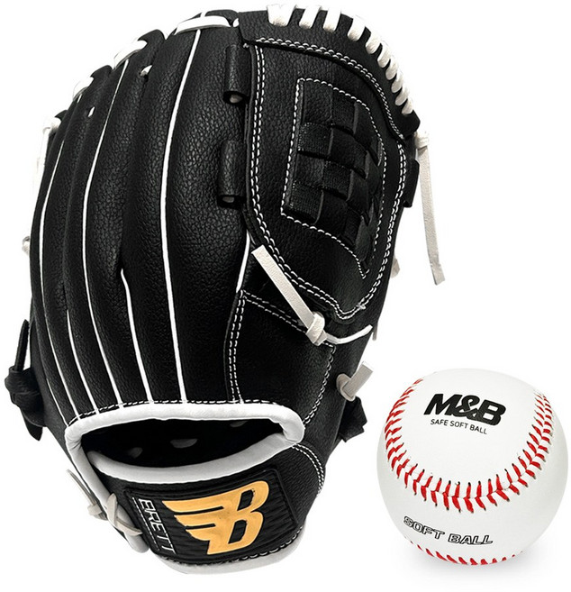 브렛 퓨쳐스타 야구글러브 세트, 1세트, 우투(왼손착용)