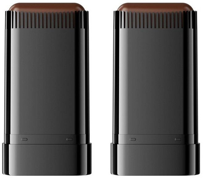 養顏仕 美髮棒 遮蓋白髮 髮際線補色膏, 2個, 咖啡色