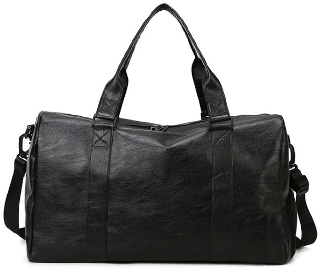 치트키 남녀공용 프레브 레더 보스턴백