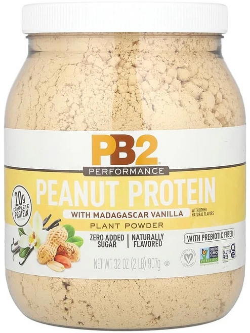 PB2 Foods 퍼포먼스 땅콩 단백질 마다가스카르 바닐라 함유 907g(2lb) BPL-00765, 907 g, 907g, 1개 - 쿠팡