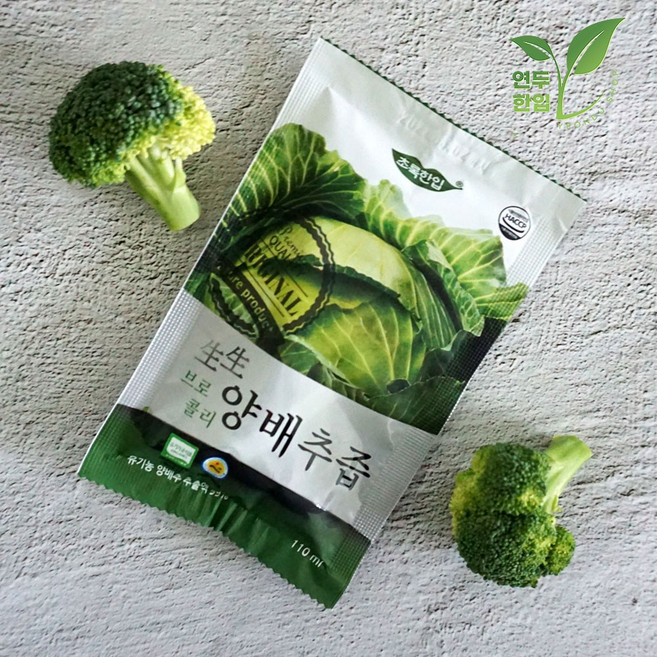 연두한입 유기농 브로콜리 양배추즙 110ml x 30포, 1개