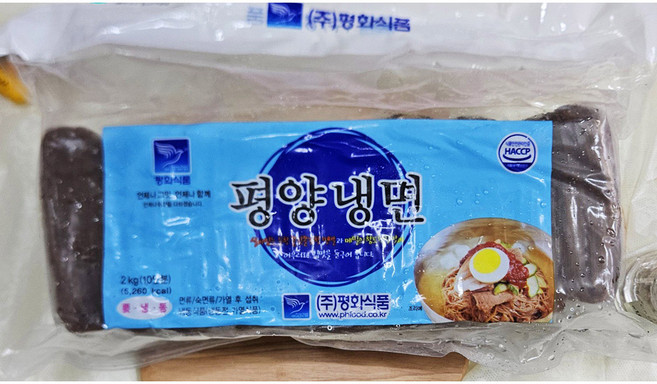 (무료배송) 평화 평양냉면 2kg, 6개