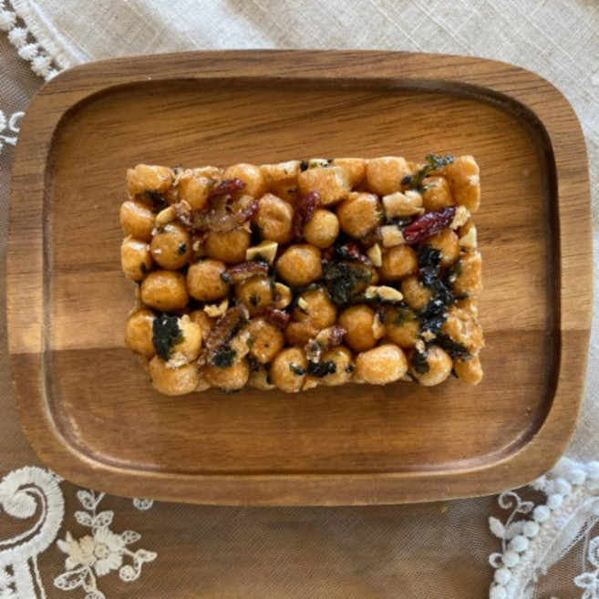 여민락 김오란다 오란다강정 수제 호두정과 땅공강정 견과류바 선물 답례품, 4개, 37g