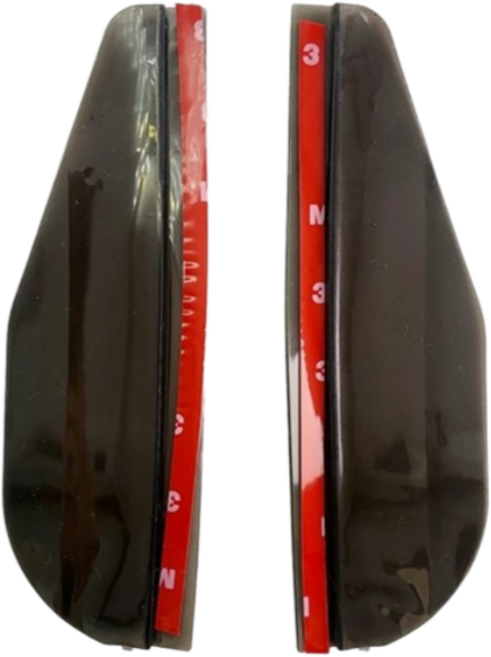 NOV- 사이드미러 빗물 방지 커버 빗물받이 빗물받침 빗물막이 레인커버, 1세트