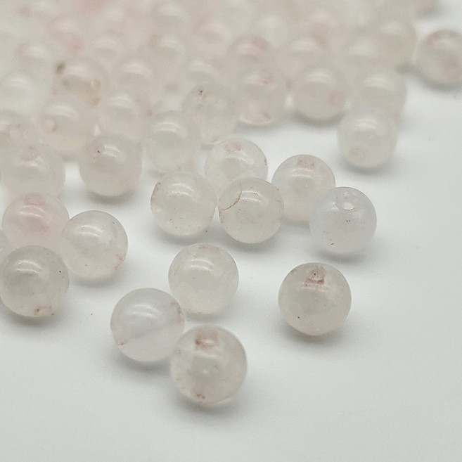 [모크재료방] 장미석 4mm, 핑크, 100개