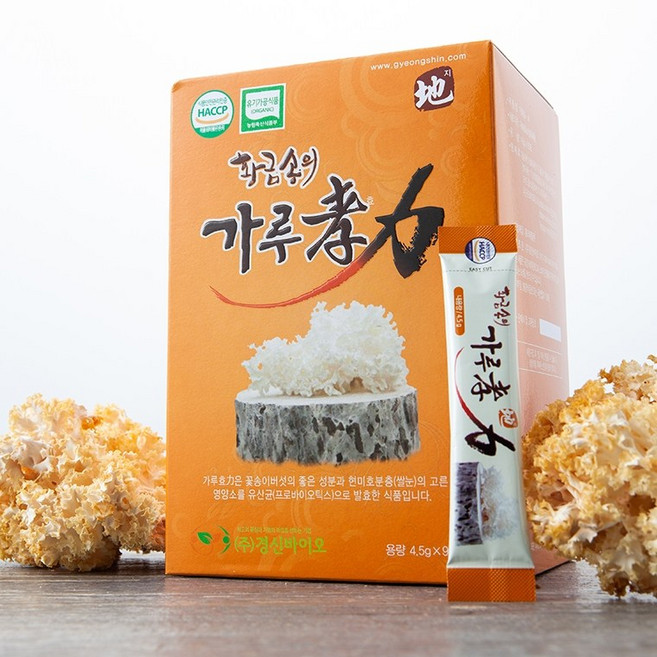 꽃송이버섯 효소 발효현미버섯 지 스틱형 15박스, 405g