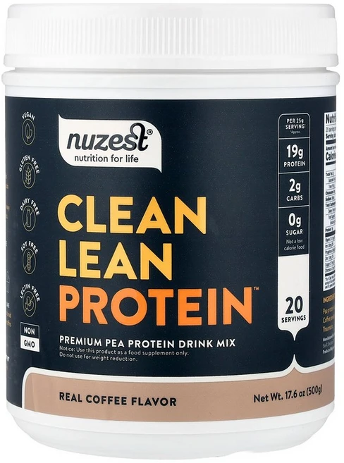 Nuzest Clean Lean Protein Real Coffee 17.6 oz 500 g, 498 g, 500g, 1개 - 쿠팡