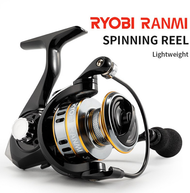 RYOBI RANMI 스피닝 낚시 릴 담수 및 해수 낚시 릴 더 빠른 라인 검색 편조 준비 스풀, 1000