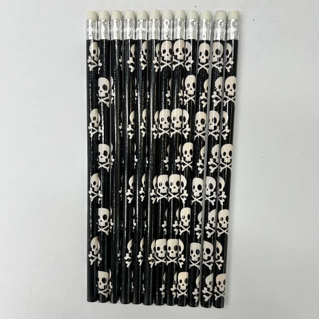 부활절 테마 연필 해골 48개 크리스마스 및 발렌타인데이 HB, 04 48pcs