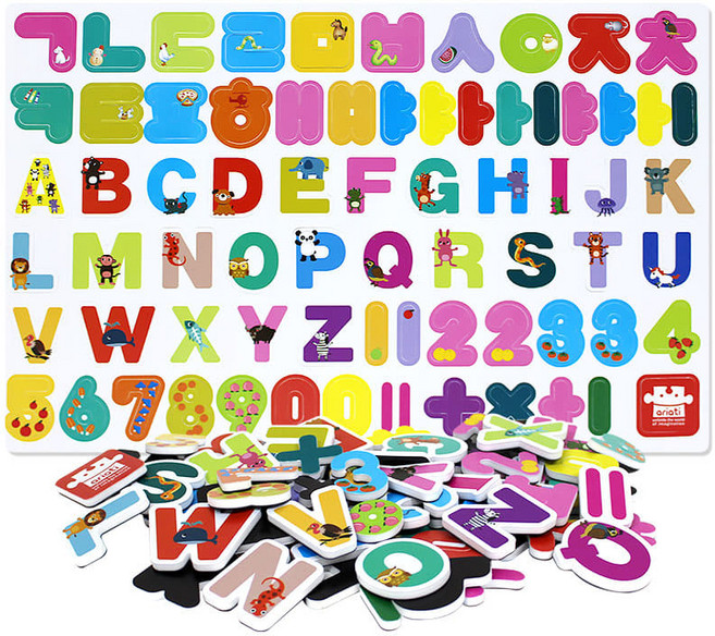 언어발달 단어매칭 글자공부 자석놀이 자석교구 자석글자 혼합, 1개