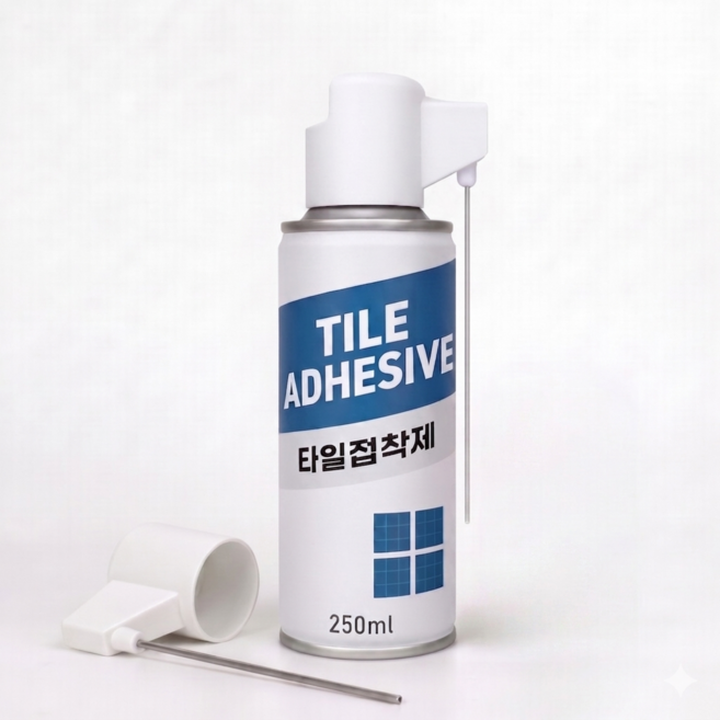 바다봄 스프레이 타일접착제 들뜬타일 보수 수리 침투복구 바닥 화장실, 1개, 250ml
