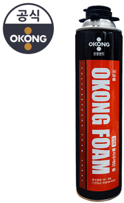 오공 충진보수 우레탄 폴리우레탄폼 난연성 건타입, 1개