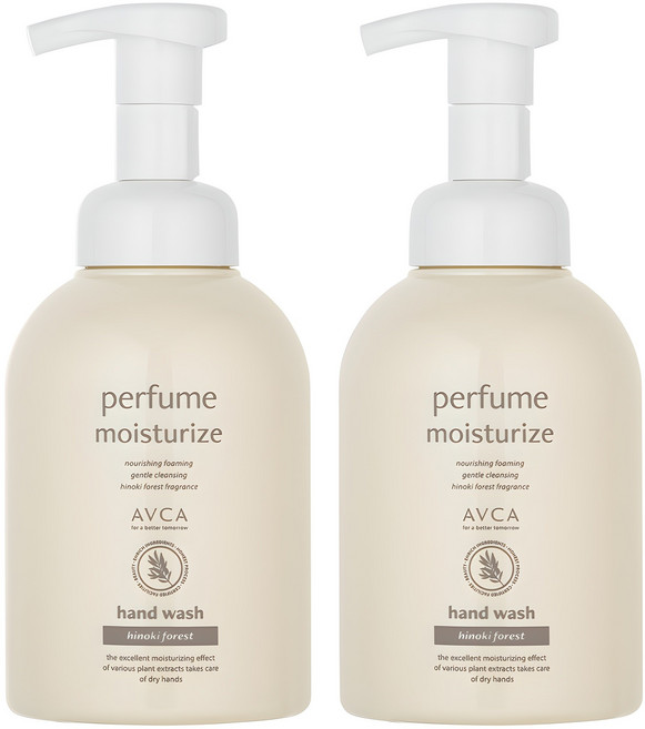 아브카 퍼퓸 핸드워시 히노끼 포레스트향, 500ml, 2개