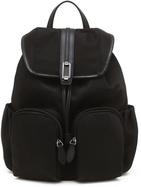 닥스 여성 [백화점 정품][설 선물 추천] 블랙 D락장식 나일론 백팩 L