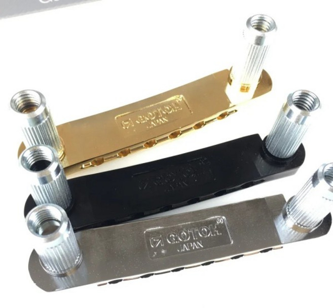 쿠쿠스토어 GE101Z 튠오마틱 스타일 일렉트릭 기타 브리지 테일피스 (LP SG DOT), 01 Silver