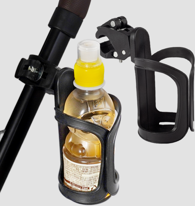 에버리즈 자전거 유모차 킥보드 물병 거치대 홀더 컵홀더, 1개, A. 블랙